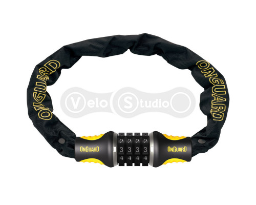 Замок Onguard MASTIFF COMBO цепь 80cм x 8мм усиленная титаном + кодовый замок на 4 цифры