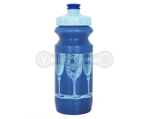 Фляга 0,6 Green Cycle BLUE CUPS с большим соском, blue nipple/ blue cap/ blue bottle