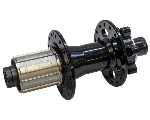 Втулка задня Quando KT-SN8R 12x142MM, 32H 8/9/10S, 6 болтів, чорна