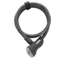 Замок Onguard AKITA, трос 120см х 12мм, черный