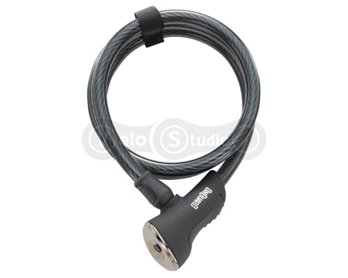 Замок Onguard AKITA, трос 120см х 12мм, черный