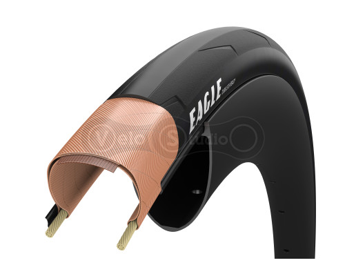 Покрышка 700x30 (30-622) GoodYear Eagle Tubeless Ready Folding Black, 60tpi