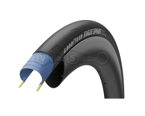 Покришка 700x32 (32-622) GoodYear Eagle Sport Tube Type Wire Black, 60tpi