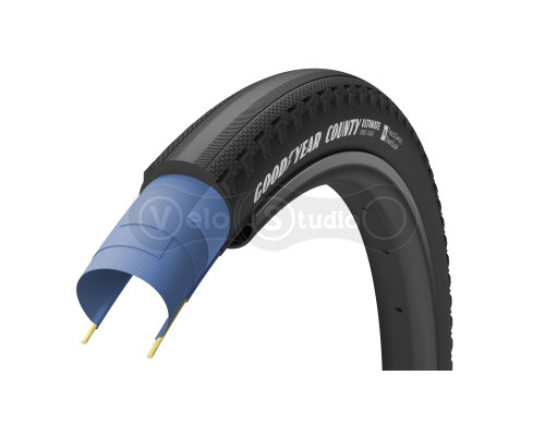 Покришка 700x40 (40-622) GoodYear County Tubeless Ready Folding Black, 60tpi
