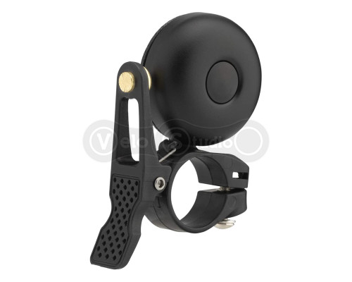 Звонок Green Cycle GBL-604 диаметр 33,5 мм, черный