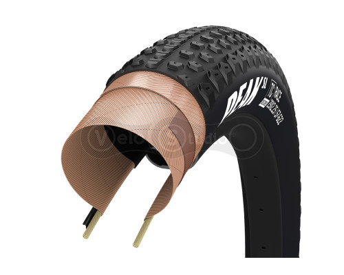 Покрышка 29x2.4 (61-622) GoodYear Peak SL Race Tubeless Complete Folding Black, 120tpi