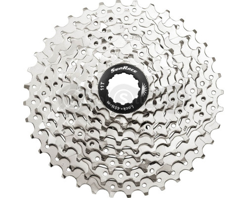 Кассета SUN RACE MTB M980 9 скоростейT 11-40T Nickel