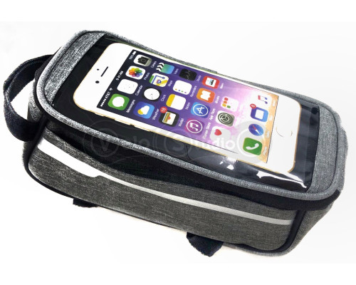Велосумка для телефону Green Cycle Clarity, 21х9х10см, чорна
