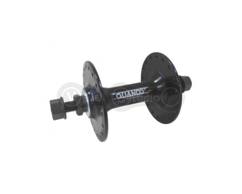 Втулка передняя Quando KT 32H дл. оси 140mm, O.L.D=100mm для фикс черная