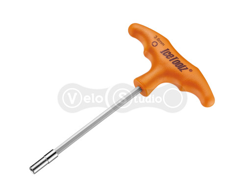 Ключ для спиць Ice Toolz 12D7 з Т-подібною ручкою під квадратний ніпель 3.6mm