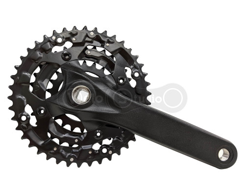 Шатуны PROWHEEL BURNER-301-N (8S) 175 мм, 22/32/42T Black