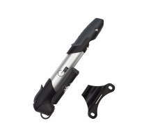 Мінінасос Green Cycle GPM-196P алюмінієвий з манометром, presta+schreder, срібло