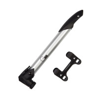 Мінінасос Green Cycle GPM-219 алюмінієвий, presta+schrader, 120psi, срібло