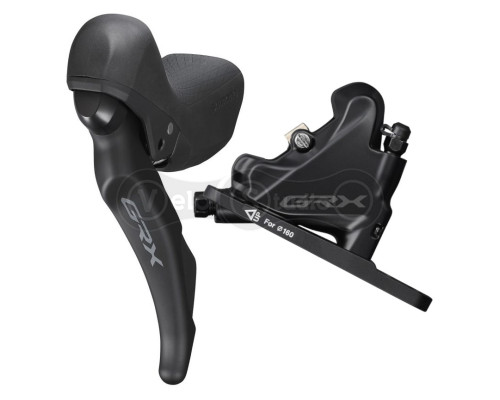 Моноблок лівий Shimano ST-RX600-L GRX, Dual Control, 2 ск. + каліпер Shimano BR-RX400 (ОЕМ)