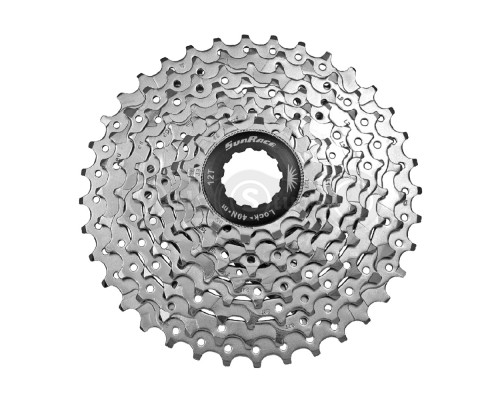 Касета SUN RACE M90 MTB 9 швидкостей 11-34T Zinc
