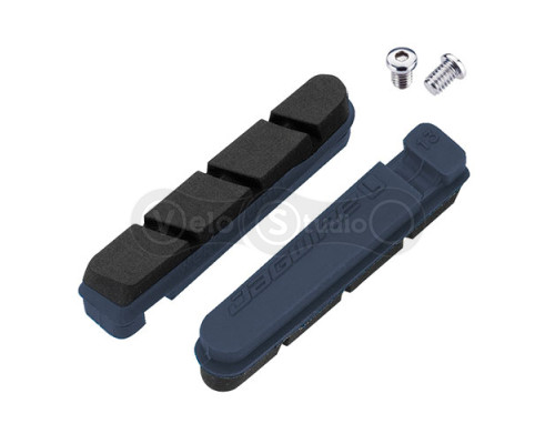 Вставки в колодки торм шос. v-br JAGWIRE Road Pro S Carbon (для карбоновых ободов) JS453RCB blue/black