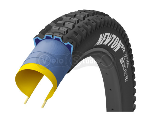 Покришка 29x2.5 (64-622) GoodYear MTF tubeless complete, folding, black, 120tpi
