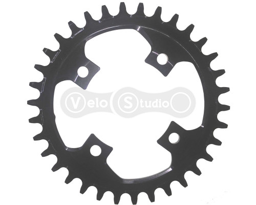 Звезда Garbaruk 1-10, BCD 82, AL 7075-T6 narrow-wide, 32 зуб., черная (совместима с Trail4/Trail5)