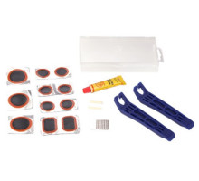 Набор для заклейки камеры Kenli KL-7021, в боксе, лотки 11 шт., наждак, клей, 2 лопатки