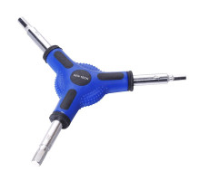 Ключ шестигранник Kenli KL-9736B, Y-образный, 4/5/6 мм, синий