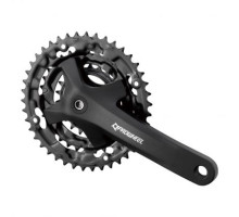 Шатуны PROWHEEL MPE-301 под квадрат, 170мм, 22-32-42Т, с защитой, черные