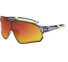 Окуляри Relax Artan чорні кристальні, лінза smoke (Polarized TAC 1,1mm), black red revo, кат 3