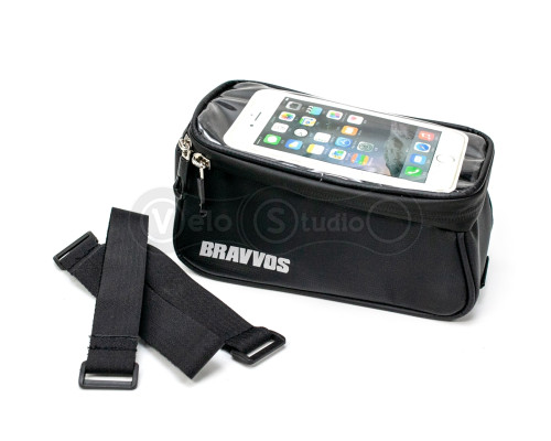 Велосумка на раму із відділенням під смартфон BRAVVOS CT-003