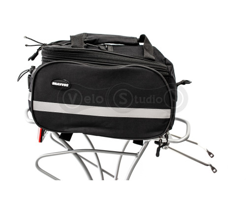 Велосумка на багажник 30*21*17см BRAVVOS DT-001