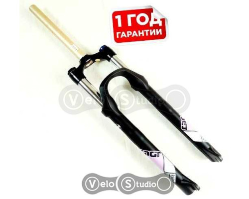 Вилка Rock Shox Tora 29 Soft чорна, пружина жовта 63–72 кг