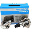 Педалі Shimano PD-M520 срібло із шипами