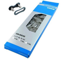 Цепь Shimano CN-HG40 QUICK LINK 6-7-8 скоростей 116 звеньв