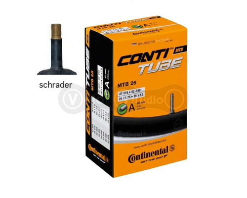 Камера Continental 26x1.75-2.5 AV 40 мм