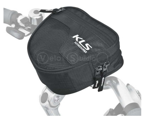 Сумка на руль KLS Gasper (объём 1 л) чёрная
