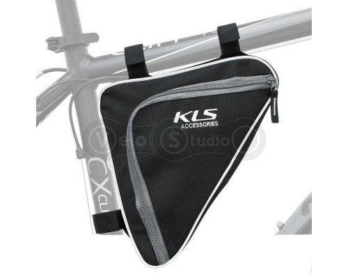 Сумка под раму KLS Snappy (объем 1,3 л) серая