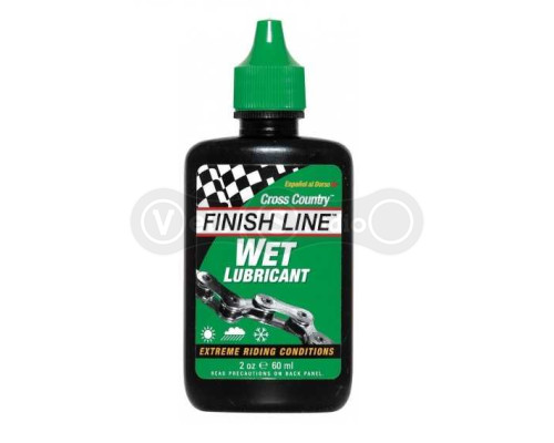 Смазка цепи Finish Line Cross Country Wet Lube 60 ml
