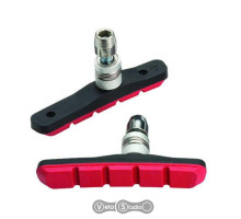 Колодки тормозные V-BRAKE JAGWIRE красные