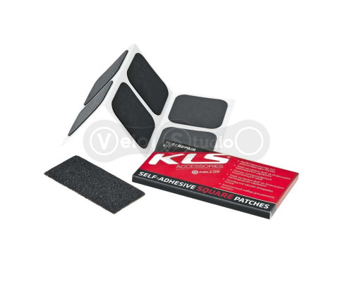 Набор самоклеющихся латок KLS 6 штук квадратные