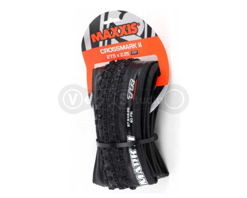 Вело покришка Maxxis CrossMark II 27.5x2.25 складана, EXO/TR, 60TPI, 70a