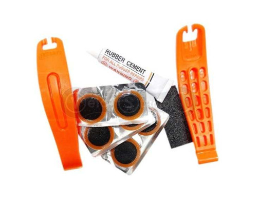 Набор латок SuperB TB-1121 (бортировка, клей, латки, наждак)