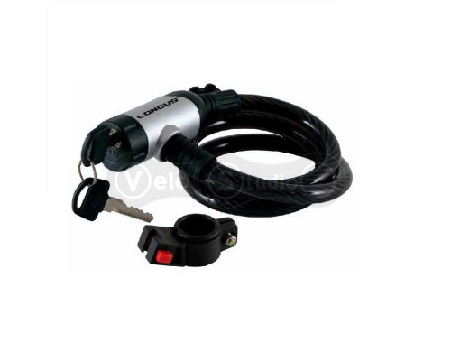 Замок LONGUS 12x900 мм + крепеж черный