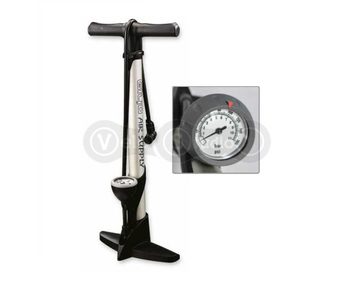 Насос напольный Giyo GF-33P стальной с манометром
