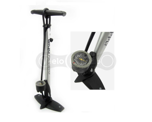 Насос напольный GIYO GF-31P алюминиевый с манометром