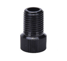 Переходник Presta Schrader алюминиевый черный