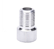 Перехідник Presta Schrader алюмінієвий хром