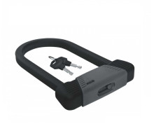 Замок KLS Block скоба U-Lock серый
