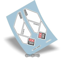 Стикер на вилку Rock Shox XC30 оригинальный