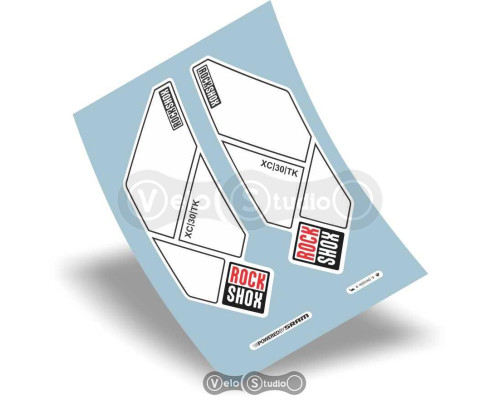 Стикер на вилку Rock Shox XC30 оригинальный