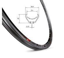 Обод Mach1 5.20 27,5 32 спицы чёрный