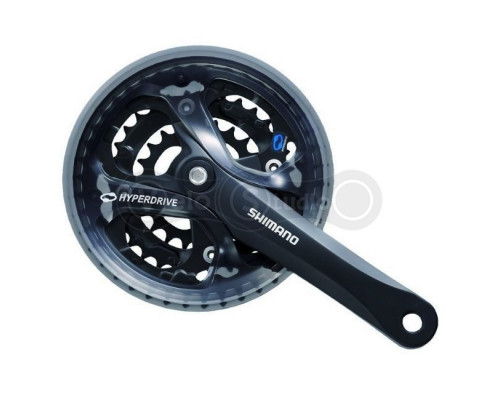 Шатуны Shimano FC-M361 175 мм, 42X32X22 черные