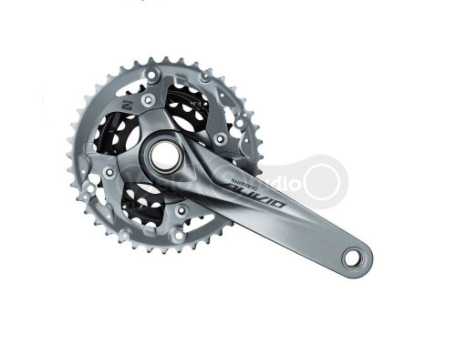 Шатуни Shimano FC-M4050 ALIVIO з інтегрованою віссю, 175мм, 40X30X22